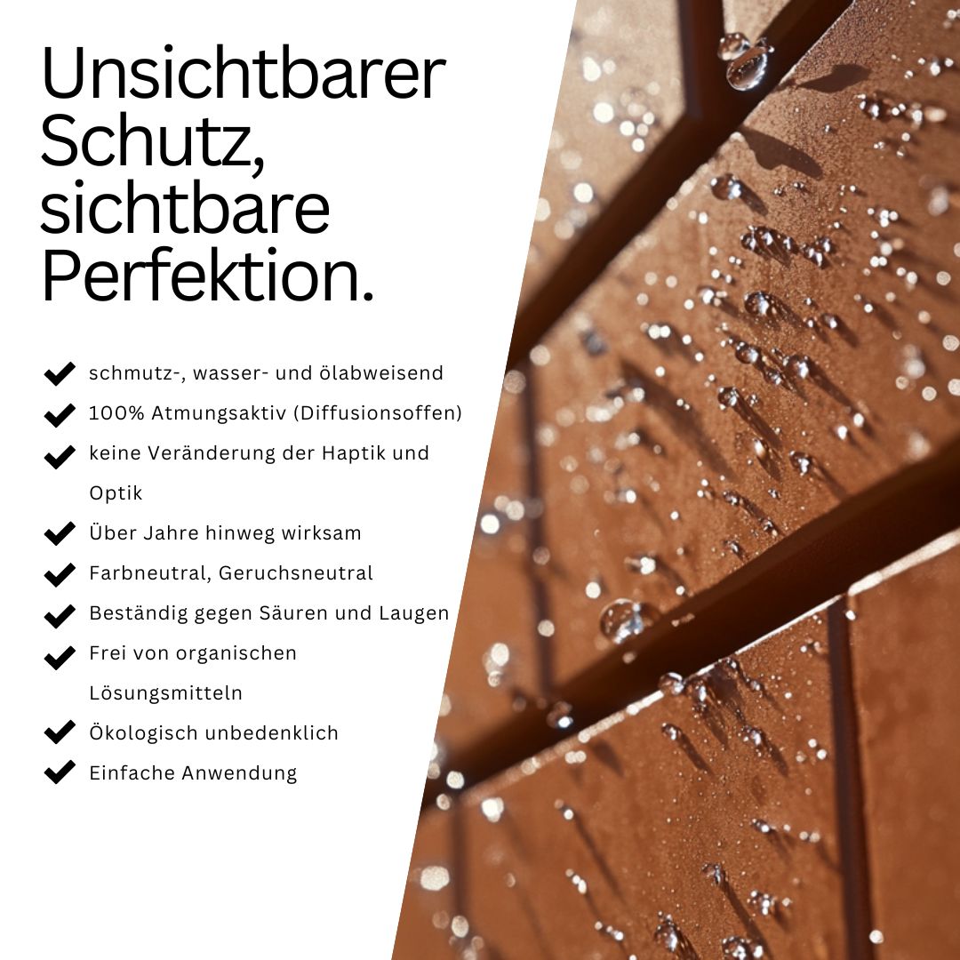 Eigenschaften Coat-Up Steinimprägnierung atmungsaktiv silikonfrei WGK 1