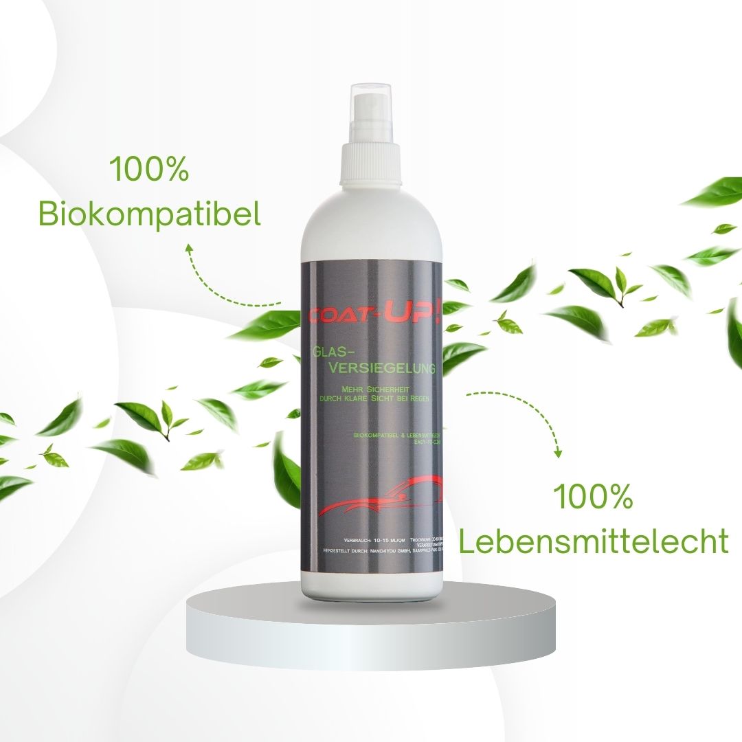 Coat-Up Scheibenversiegelung biokompatibel und unbedenklich