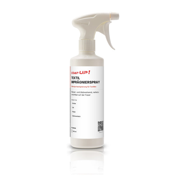 Coat-Up Textil Imprägnierspray 500 ml für Schuhe, Zelt, Polster und Cabrioverdeck